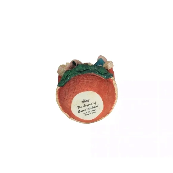 Russ The Legend of Saint Nicholas Sculpt Stone Santa Figurine Holiday #14101 Vtg - Picture 8 of 8